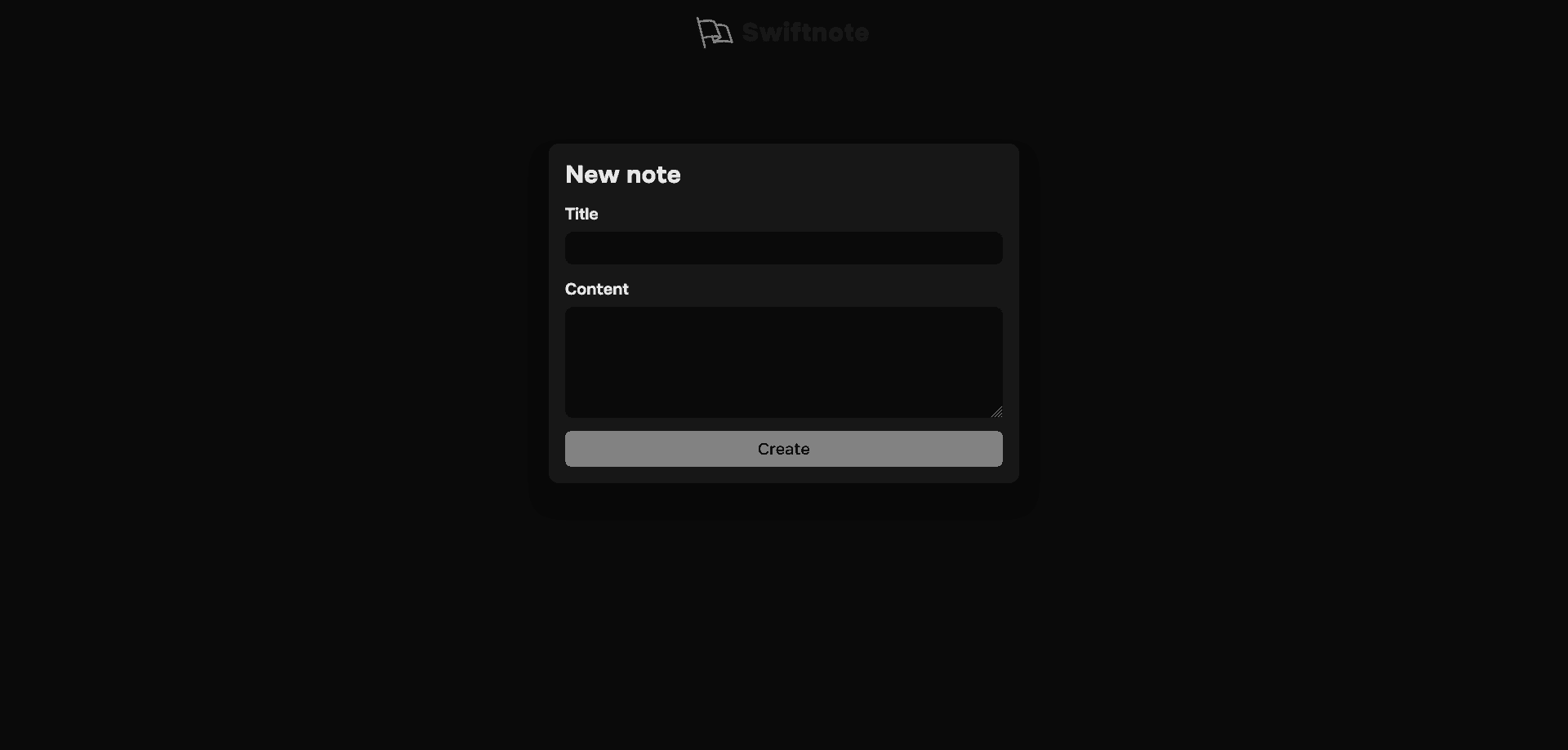 SwiftNote